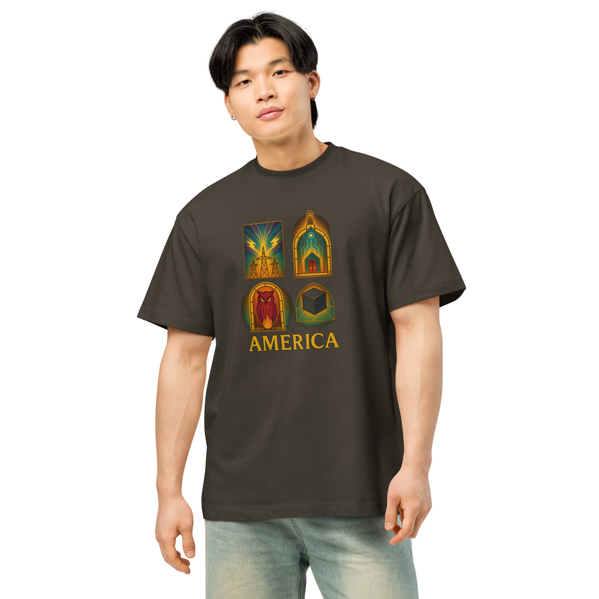 AMERICA — Art Deco Symbol Series Tee – Project Amerika